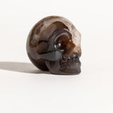 Agate Skull with Druzy