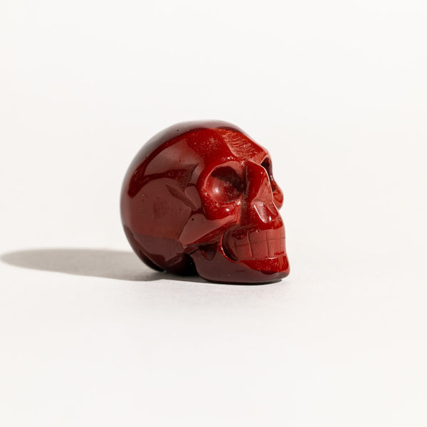 Red Jasper Skull