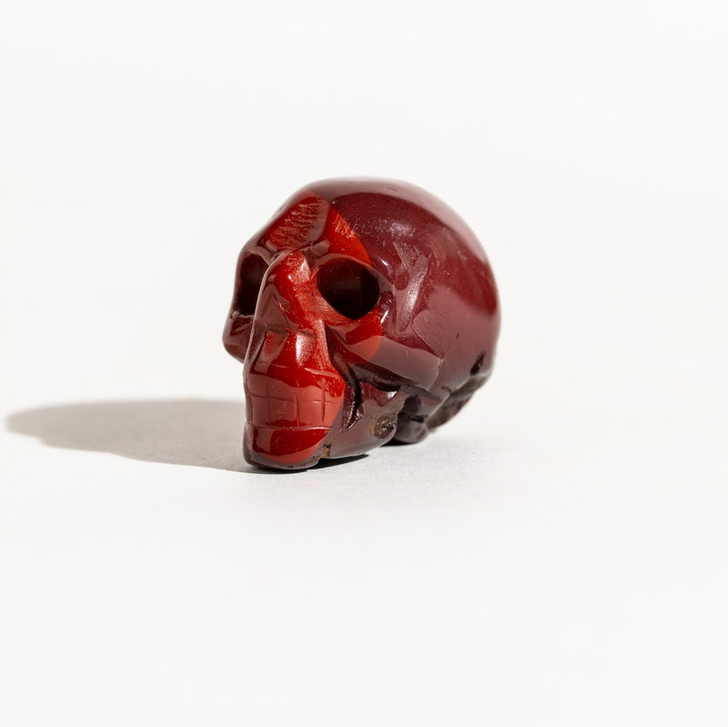 Red Jasper Skull