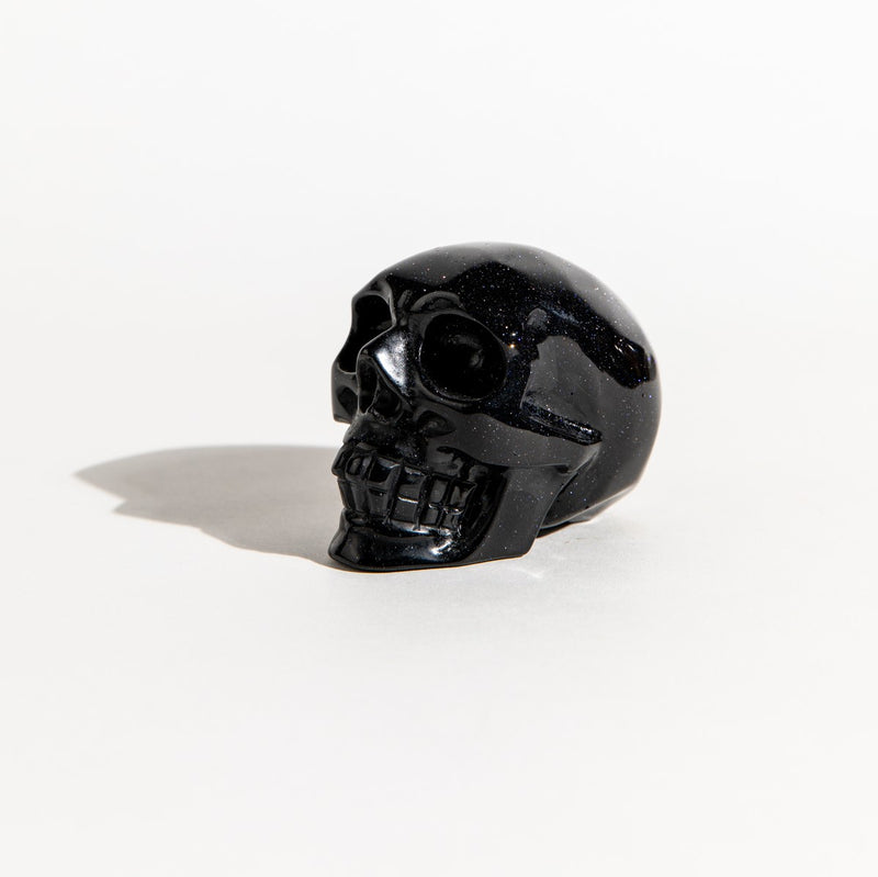 Blue Sandstone Skull