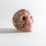 Flower Agate Skull