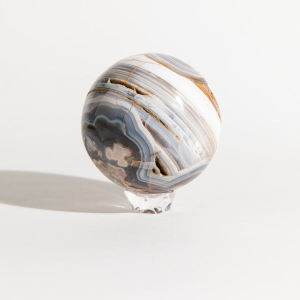 Flower Agate Sphere