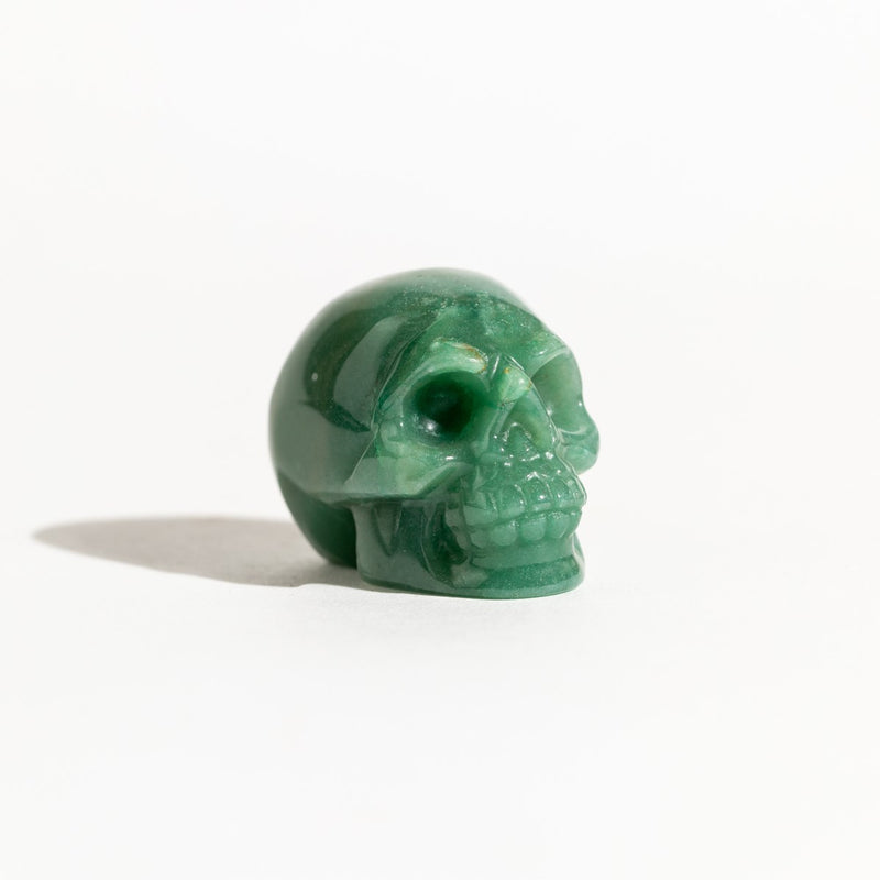 Green Aventurine Skull