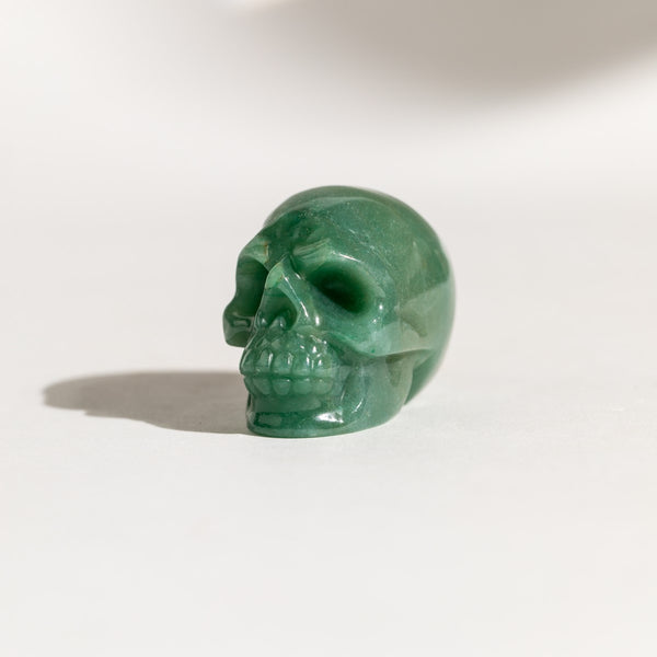 Green Aventurine Skull