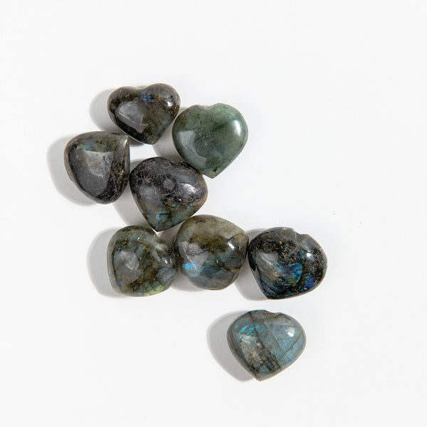 Labradorite Hearts