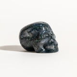 Moss Agate Skull