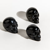 Black Obsidian Skull