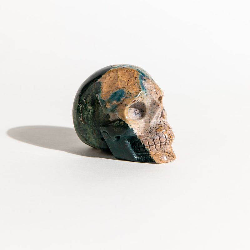 Ocean Jasper Skull