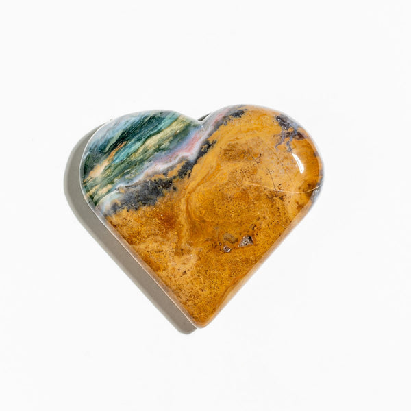 Ocean Jasper Heart