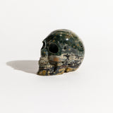 Ocean Jasper Bubble Skull