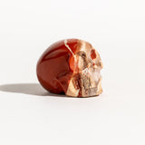 Red Jasper Skull