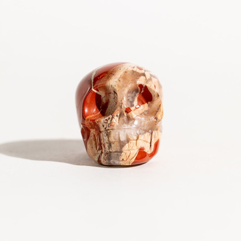 Red Jasper Skull