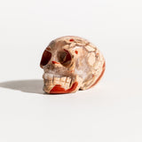 Red Jasper Skull