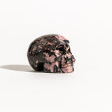 Rhodonite Skull