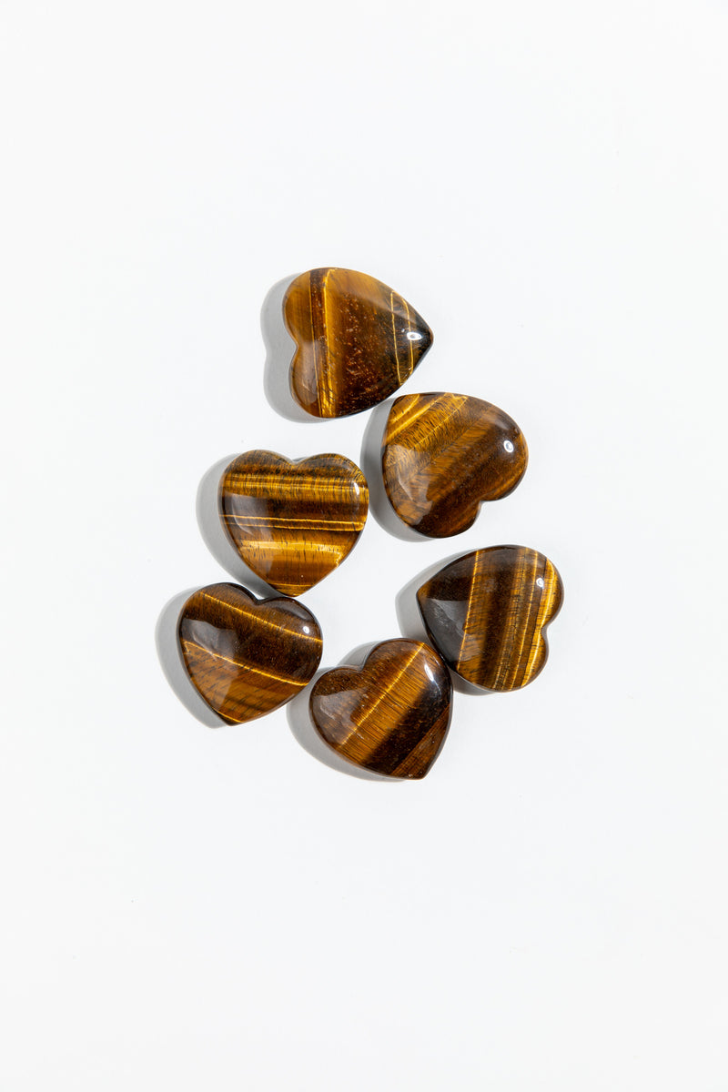 Tiger's Eye Hearts