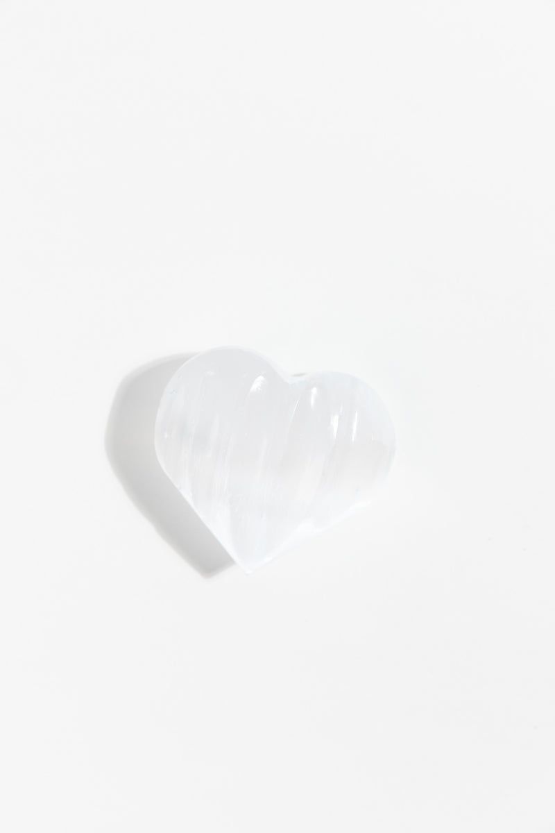 Selenite Hearts