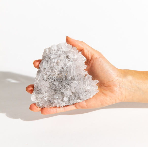 Clear Quartz 'Chrysanthemum' Cluster