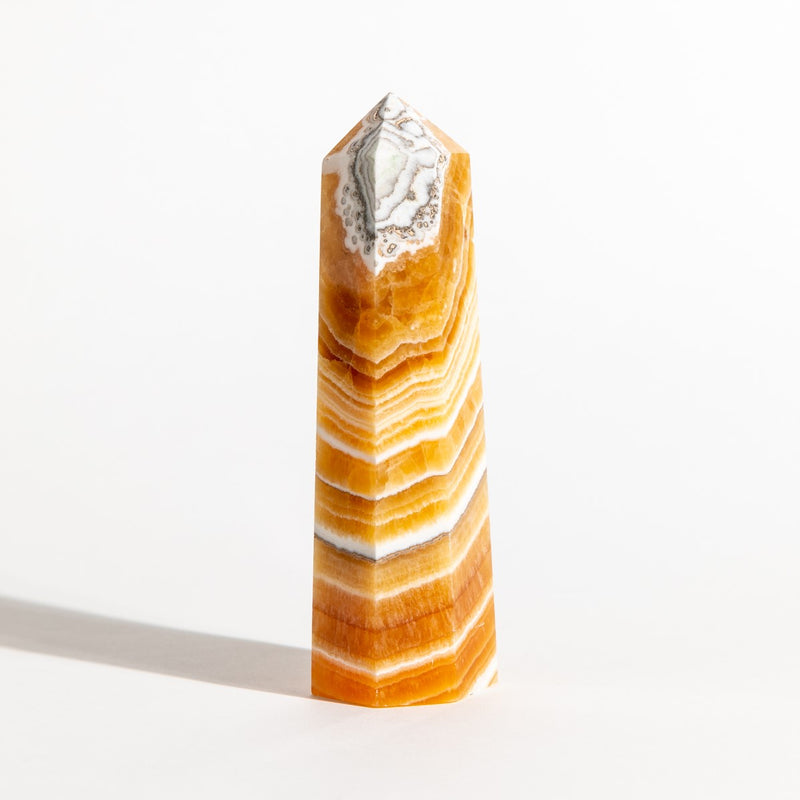 Orange Calcite Tower