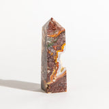 Mexican Agate Tower with Druzy