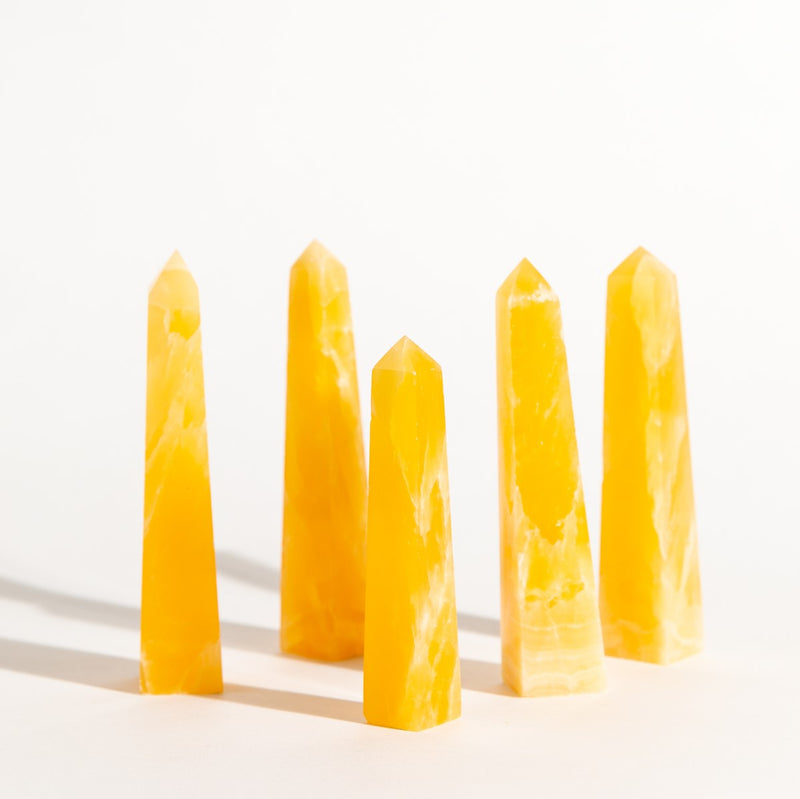 Orange Calcite Towers