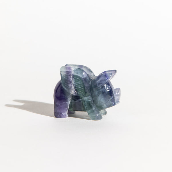 Pig with Wings  (Fluorite)