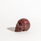 Strawberry Quartz Skull