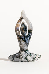 Moss Agate Yoga Lady