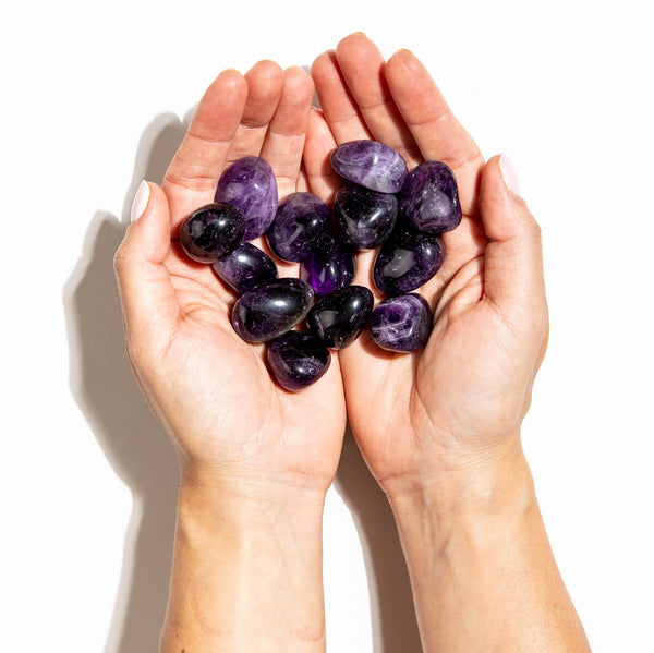 Amethyst (Dark) Tumbled Stones