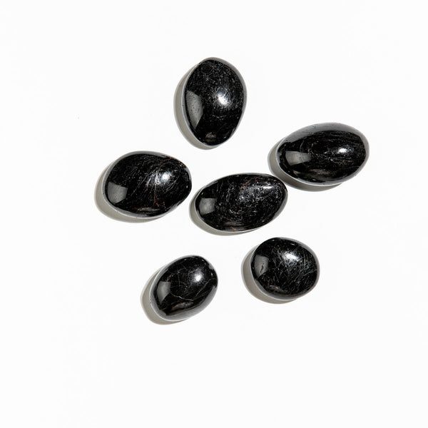 Black Tourmaline Palm Stones