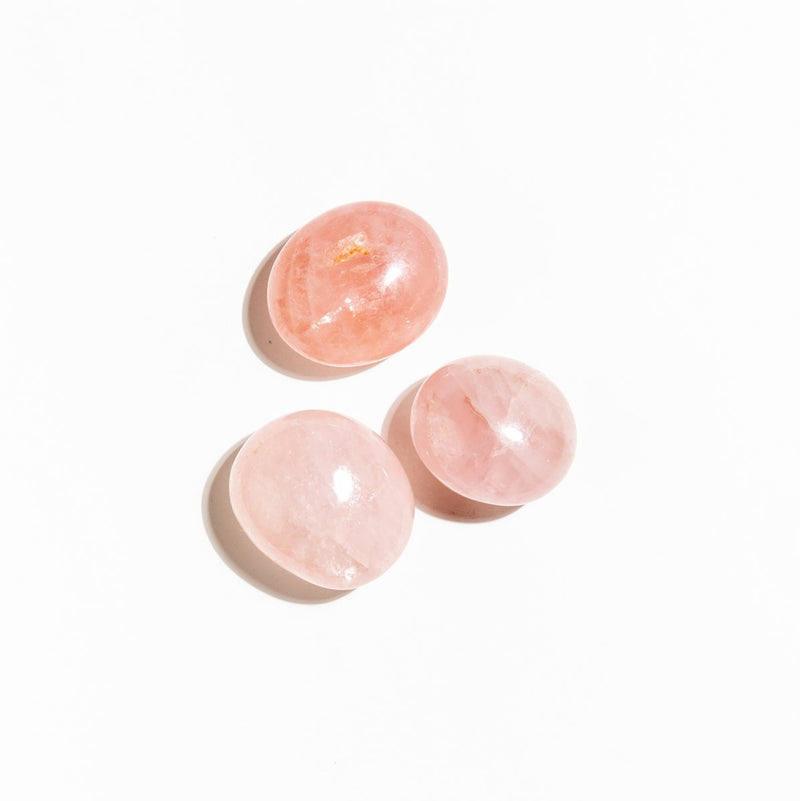 Rose Quartz Palm Stones